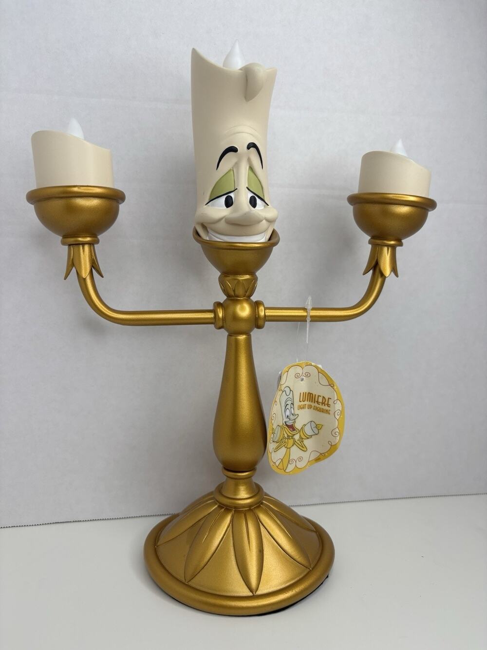 Disney Beauty & The Beast Lumiere Light-Up Figurine 11" Tall